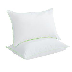 Kasentex Goose Down and Feather Pillows - Set of 2 Standard 20x26"